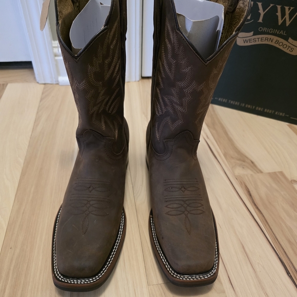 Reywelt Men's Brown Cowboy & Western Boots - Picture 2 of 11